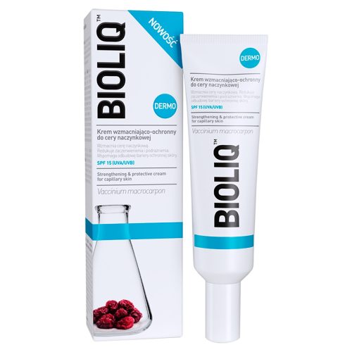 BIOLIQ Dermo Krem Schützend und Stärkend für Gefäßhaut, SPF 15