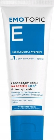 Emotopic E MED+ Beruhigende Creme gegen Ekzeme für Gesicht und Körper 75 ml