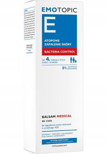 EMOTOPIC Bacteria Control Balsam für Körperpflege bei atopischer Dermatitis 200ml