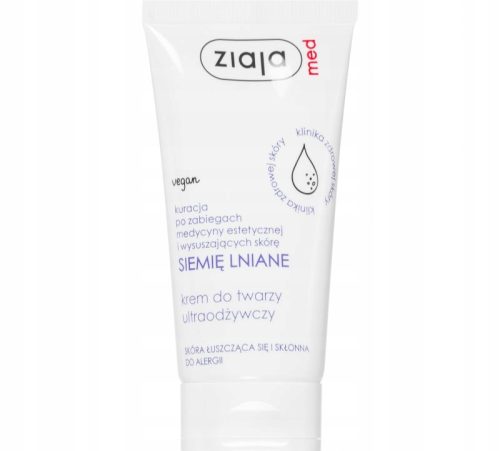 ZIAJA MED SIEMIĘ LNIANE KREM ULTRAODŻYWCZY 50ml