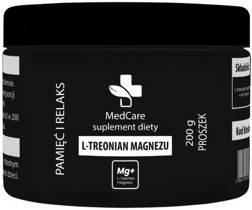 Magnesium-L-Threonat Pulver von MedCare - Hochbioverfügbar, Keine Füllstoffe, 200g