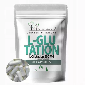   Forest Vitamin® L-Glutathion Reduziert 500 mg - 60 Kapseln für natürlichen Zellschutz