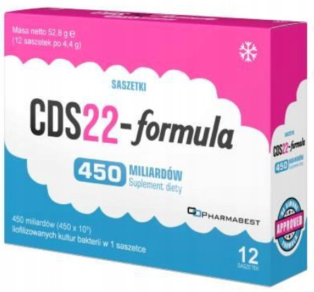 CDS22-Formel Probiotischer Diätzusatz mit 450 Milliarden Bakterien, 12 Sachets
