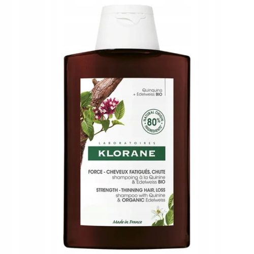 Shampoo mit Chinin und organischem Edelweiß für Haarwachstum und Vitalität