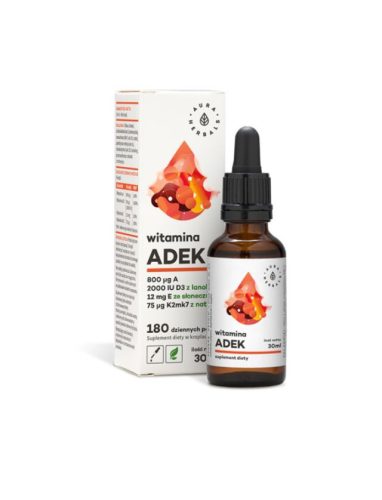 AURA HERBALS ADEK Tropfen - Multivitamin Ergänzung 30ml