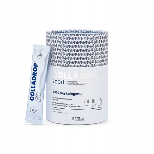 Aura Herbals Colladrop Sport - Meereskollagen 5000mg, 30 Sachets
