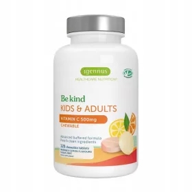  Zuckerfreie Vitamin C Kautabletten mit Orangen- und Zitronengeschmack - 120 Stück