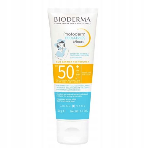 Bioderma Photoderm Pediatrics Mineral SPF50+ Sonnenschutz für Kinder 50g