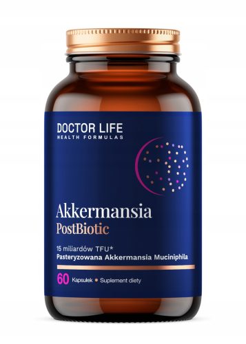 Akkermansia muciniphila – pasteryzowany postbiotyk nowej generacji w ochronnej mikrokapsułce | 15 mld TFU w porcji