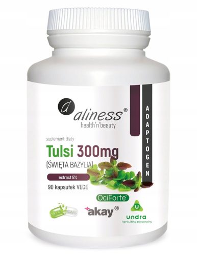 Aliness Tulsi Extrakt – Hochqualitativer Heiliges Basilikum Extrakt mit 5% Ursolsäure