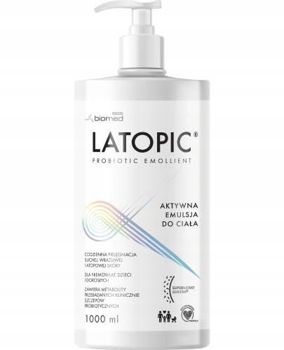 Latopic Aktive Körperemulsion für empfindliche und trockene Haut, 1000 ml