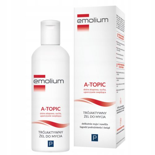 Emolium A-Topic Dreifach Aktiv Waschgel für empfindliche Haut, 200 ml