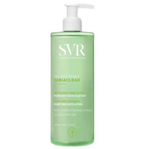 SVR SEBIACLEAR GEL MOUSSANT - Reinigungsgel für Mischhaut und fettige Haut 400ml