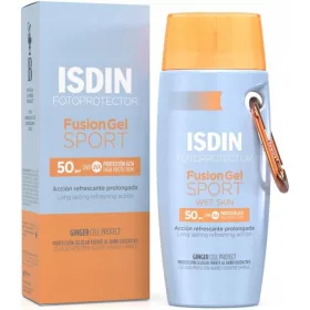ISDIN Fusion Gel Sport: Sonnenschutzgel SPF50 mit Karabiner