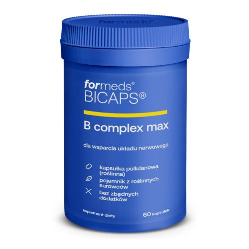 BICAPS B Komplex Max - 60 Kapseln für Vitalität und Energiesteigerung