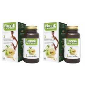   2er Pack Ananas-Ballaststoff Tabletten 120 Stück von Colfarm zur Nahrungsergänzung