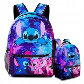   Charmanter Schul- und Stadtrucksack im Lilo & Stitch Design, Ideal für den Alltag