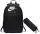 Schwarzer Nike Air Schulrucksack mit Stifteetui und Mesh-Seitentasche