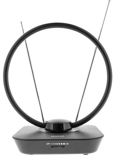  SENCOR Interne Antenne SDA 102 DVB-T2/T Verstärkung 20db, Imp 75 OHM, 4G LTE