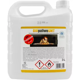   Bioethanol 3L geruchlos für Bioethanol Kamine – Premium Biobrennstoff, rauchfrei, sauber, hoher Heizwert