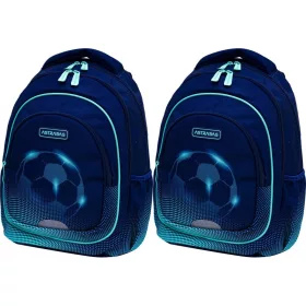   2x Astra Astrabag Football Light Rucksack, Dreifach-Fach, 20l, Kindergeeignet