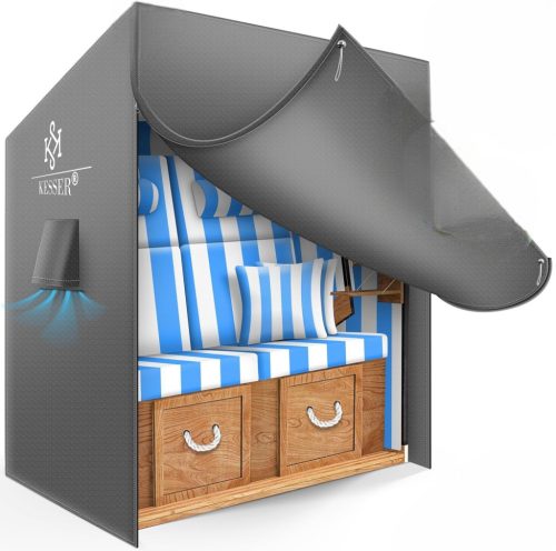 KESSER® Premium Schutzhülle für Strandkorb aus Oxford 600D wasserdicht 135 x 105 x 140/175 cm