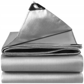 Robuste HDPE Schutzplane 5x6m, wetterfest und reißfest