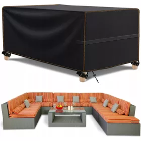   XXL Abdeckung für Gartenmöbel 300x250x100 cm - Wasserdicht, UV-Schutz, Oxford-Gewebe