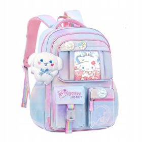  Zenoluxe Cinnamoroll Schulrucksack für Teenager Mädchen, für Klassen 3-9