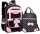 Schulrucksack für Mädchen mit Schleife + Zusatztasche