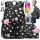 Schulrucksack-Set mit USB-Anschluss, Federmappe und isolierter Lunchtasche