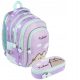 Schulrucksack Pusheen Violet Jugendliche Mädchen mit 4 Fächern - Ideal für Schulanfänger