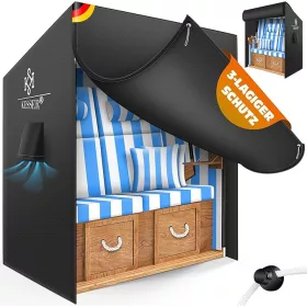   KESSER® Premium Schutzhülle für Strandkörbe - UV-beständig und wasserdicht
