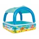  Bestway quadratisches aufblasbares Schwimmbecken 140 x 140 cm
