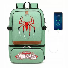   Vielzweck-Schulrucksack mit USB-Anschluss in verschiedenen Farben und Mustern