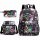 Geräumiger Schulrucksack Sprunki USB mit A4-Format und vielen Farbmustern