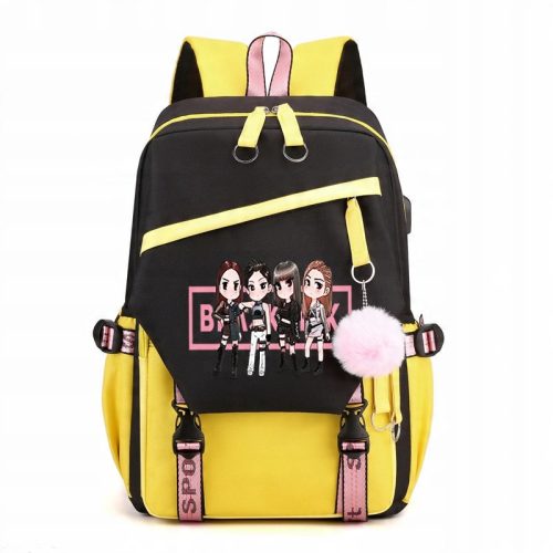 Modischer Anime-Rucksack mit wasserabweisenden Stoffen und großem Fassungsvermögen