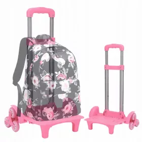   Universeller Rollgestell für Rucksäcke - Ideal für Schulkinder