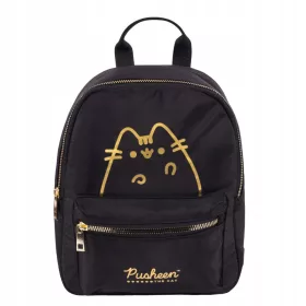   St. Right PUSHEEN GOLD Jugendlicher urbaner Rucksack mit Katzenmotiv