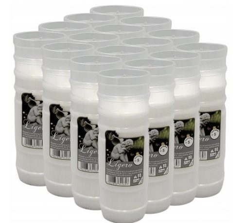 Paraffinwachseinsätze für Kerzen 120 Stunden 5 Tage 16 Stück VYPR