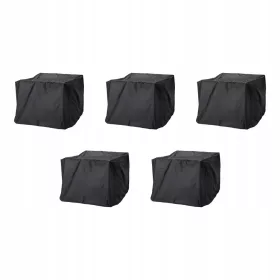   TOSTERÖ Schutzhülle für Gartenmöbel - Ess-Set Cover/Schwarz 145x145 cm