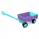  Wader 10961 Cart - Anhänger lila-türkis