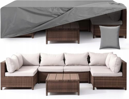 XXL Abdeckhaube für Gartenmöbel: Tisch und Stühle - Wasserdicht & UV-beständig