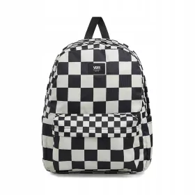   Vans Youth School Backpack VN000H4X3M41 schwarz-weißer Rucksack – 21 l, Notebook 15", Organizer, sportlicher Stil