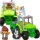 Fisher Price Little People Traktor, interaktives Spielzeug, 2 Figuren, JGX12