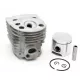  Zylinder-Kolben-Satz 45 mm komplett für Husqvarna 50 51 55 Kettensäge