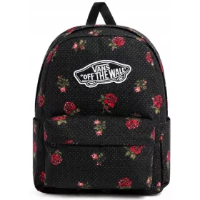   Vans Old Skool Classic Rose Rucksack VN000H4YBRR1 schwarz-rosa – 22 l, Notebook, Organizer