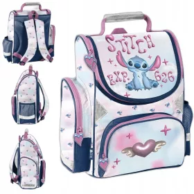   Paso Stitch Exp. 626 DS26ZZ-525 Schultasche – ergonomischer Rucksack für Erstklässler, Disney Stitch