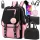 Schulrucksack 7 in 1 USB mit Federmäppchen und Lunchbox – großer Jugendrucksack 37 l für einen 15,6-Zoll-Laptop