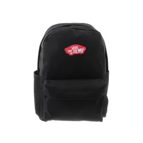   Vans Old Skool Grom VN000H56A2T schwarzer Rucksack – 18 l, Schul- und Sportrucksack mit Getränkefach